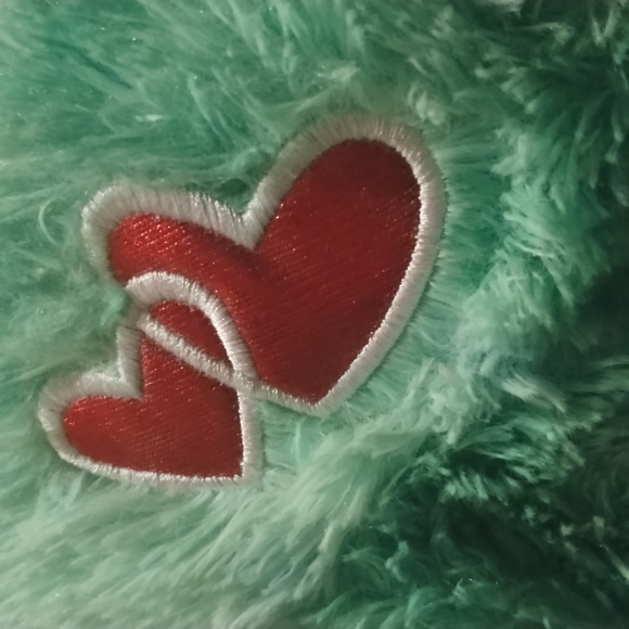 mty international 18" Large Floppy Frog Valentine Plush Green Stuffed Animal - Picture 10 of 10